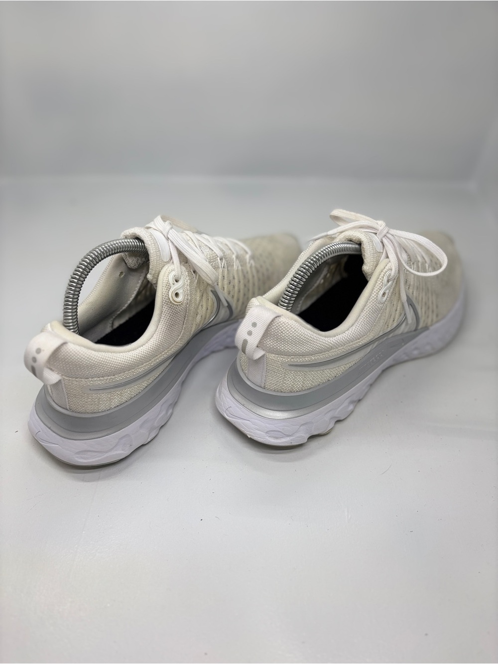 Nike React Infinity Run Flyknit Women’s 7.5 White Running Shoes Sneakers - Picture 10 of 13